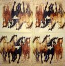 093 Horses - 4-ply - Sniff - Handkerchief
